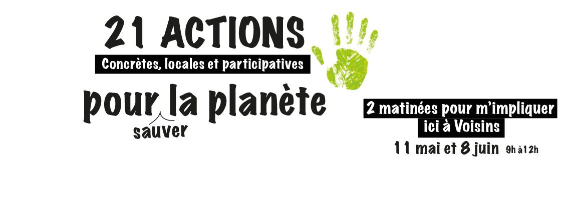 21 actions pour sauver la planète