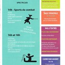 Durant le Téléthon à Voisins Gymnase les pyramides : démonstrations des plusieurs associations dont l’Aïkido Club de Voisins, venez nombreux à cette Manifestation